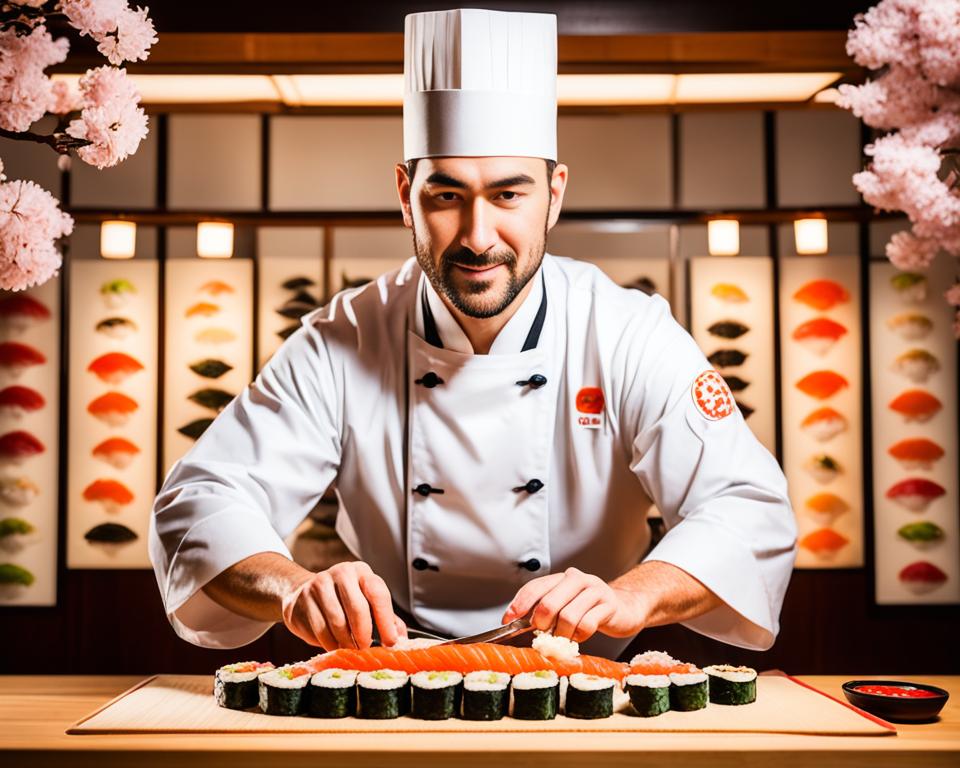 authentic japanese sushi